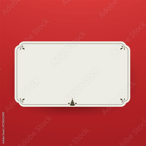 Christmas sale stickers and label. Price tag holiday. Christmas stickers. Free space for text.