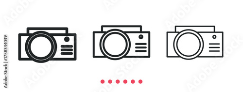 Projector icon. Thin line icon vector