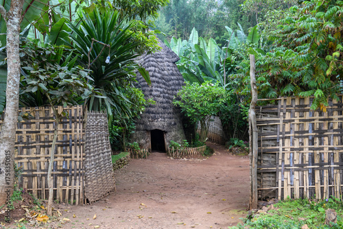 View at Dorze village on Ethiopia