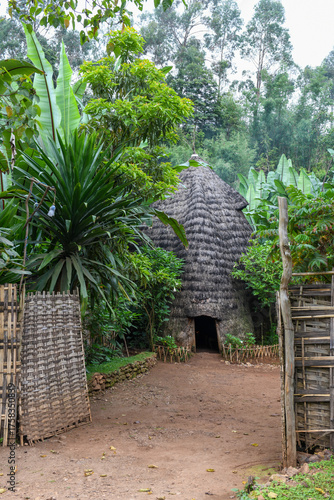 View at Dorze village on Ethiopia