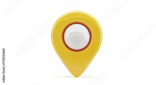 Yellow location pin indicating a specific place
