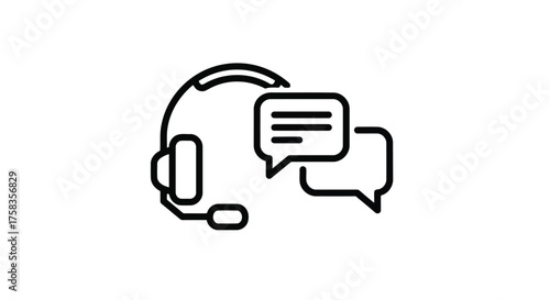 Customer service support icon