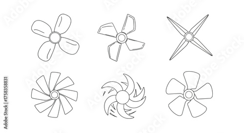 Various fan blade designs