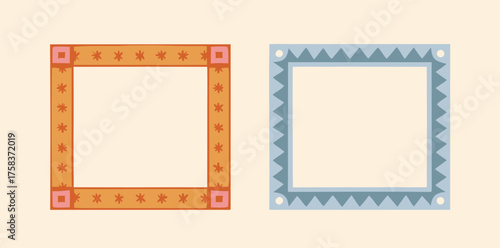 Delightful hand-drawn vector frames perfect for showcasing cherished memories and artistic creations