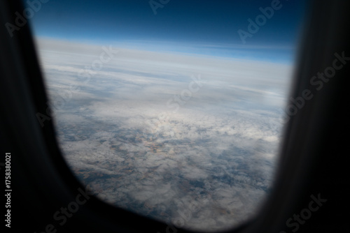 Sky view from aeroplane