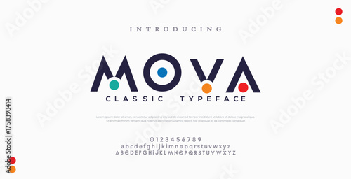 Abstract modern minimal alphabet fonts. Typography urban style for fun, sport, technology, fashion, digital, future creative logo font. vector illustration
