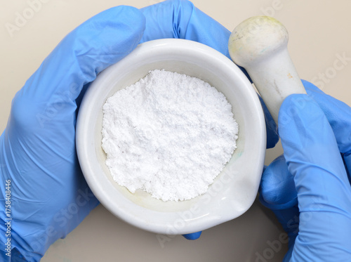 Magnesium oxide MgO, or magnesia powder