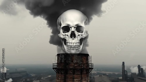 Pollution imagery a grim visual depiction of environmental destruction
