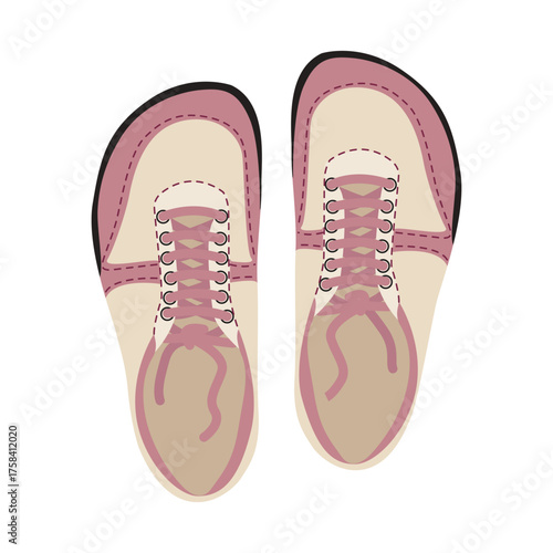 Stylish pink barefoot sneakers. Wide, comfortable, anatomically shaped. The flexible upper and sole allow your feet to move and bend freely, effectively engaging every bone.