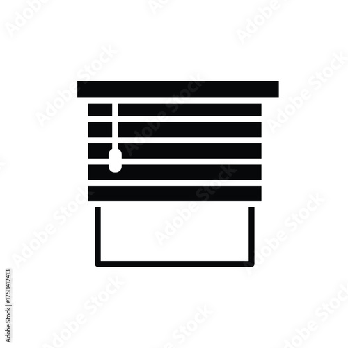 blinds icon vector web design 