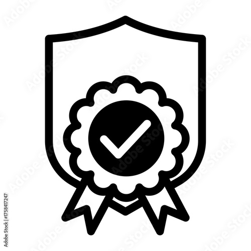 Genuine Trustworthiness Protection icon from the Personal Growth icon collection (Mixed Style)