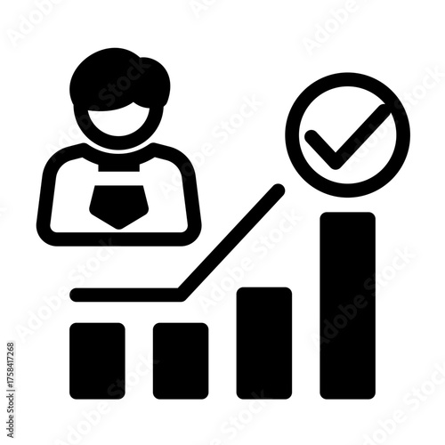 Achievement Capacity Career Improvement icon from the Personal Growth icon collection (Mixed Style)