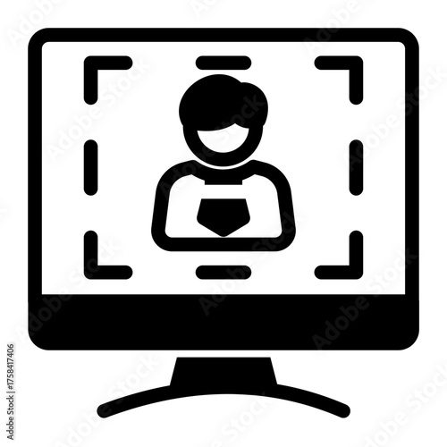Facial Biometric Identification icon from the Personal Growth icon collection (Mixed Style)
