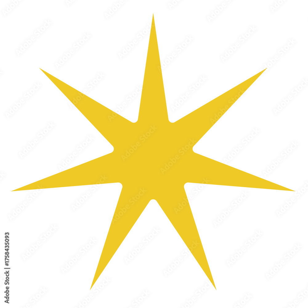 Obraz premium star doodle for illustration
