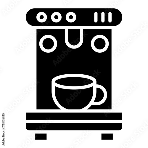 Coffee Machine Vector Icon