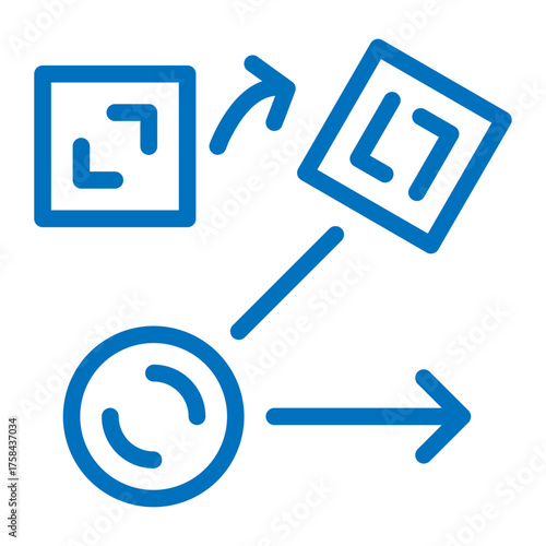 flowchart connection icon