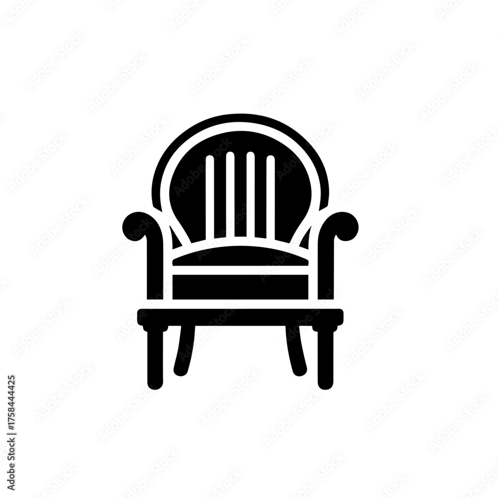 Fototapeta premium Elegant Modern Chair Vector Design