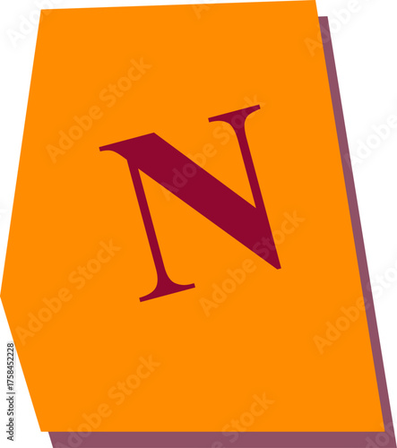 Collage Letter N