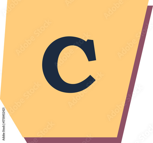 Paper Letter C