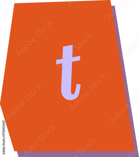 Magazine Letter T