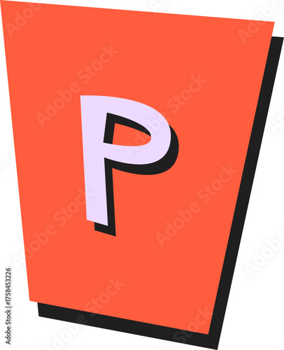 Collage Letter P