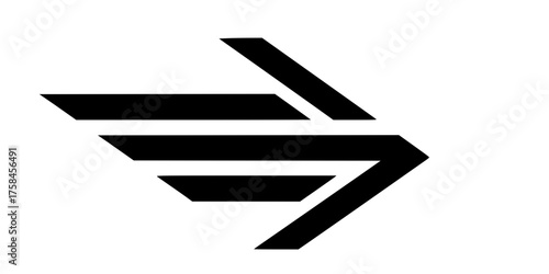 Dynamic Forward Slash Mark Bold Parallel Lines Vector Speed Element