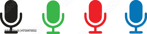 Microphone icon. Mic microphone mute sign icon vector illustration design. Mic icon, voice icon symbol buttons.