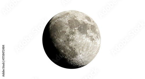 Foto Isolated lunar phase moon astronomical object celestial body satellite natural s