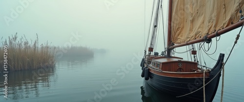 Wallpaper Mural Sailboat on calm water Torontodigital.ca