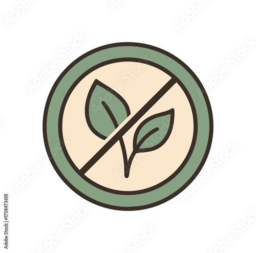 hypoallergenic label and badge flat vector illustration style isolated on white background