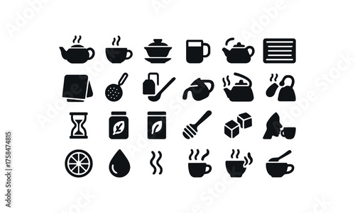 Herbal Teas (Serving) teapot warm tea cup gaiwan set glass mug clay mug tea tray tea cloth tea strainer tea filter tea scoop hot water kettle boil timer