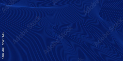 Premium background design with diagonal dark blue line pattern. Vector horizontal template for digital lux business banner, contemporary formal invitation, luxury voucher, prestigious gift certificate