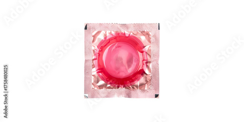 Barrier Protection: A close-up shot of a pristine, packaged condom, symbolizing safety, security, and responsible choices
