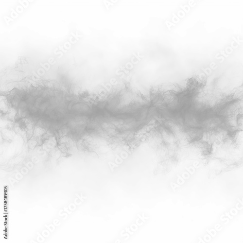 Quadro em tela Smoke PNG overlay on a transparent background featuring wispy, airy textures perfect for atmospheric designs
