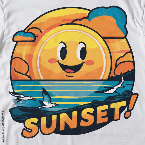 alm Tree Summer T-shirt Graphic