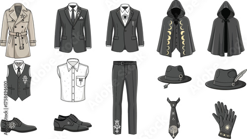 Elegant Menswear Collection Fashion Style