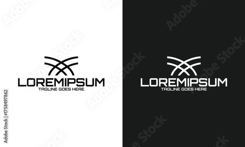 bstract Modern Minimalist Logo Design Vector Icon Set for Business Branding Identity and Creative Technology Startup Company