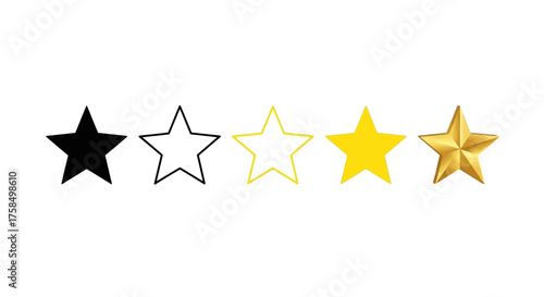 Rating of two and a half stars, with one black star, two empty stars, and two golden stars.