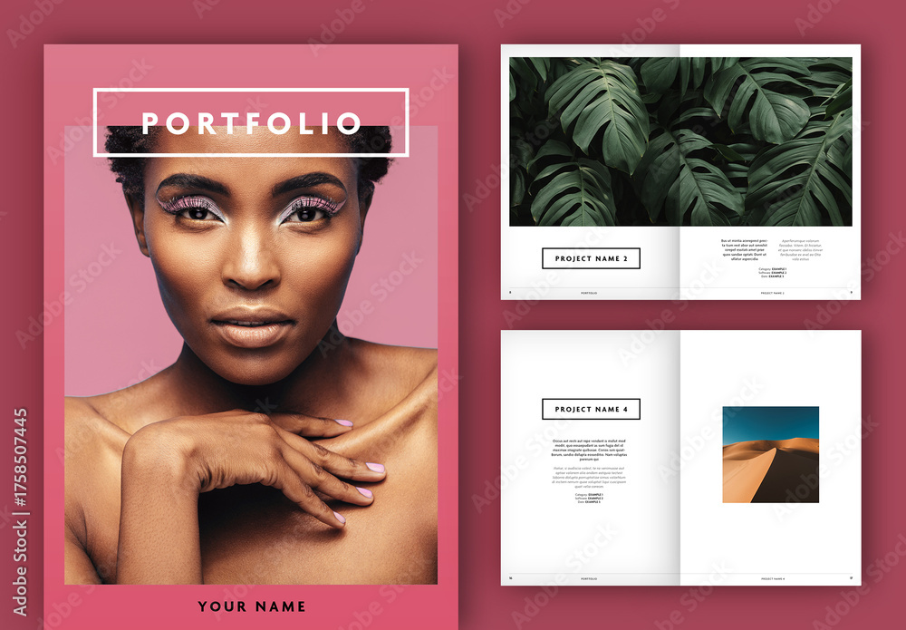 Portfolio Layout Stock Template Adobe Stock