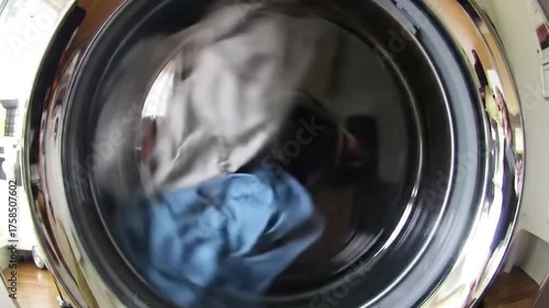 Mashing machine close up view footage