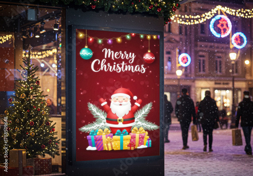 Christmas Billboard Mockup