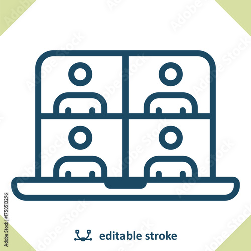 Video Conference Icon