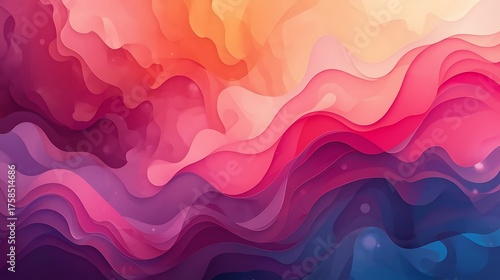 Abstract Flowing Colors Vibrant And Dynamic Swirling Patterns In Digital Art
