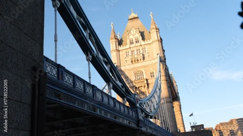 Tower bridge London close up, touristic highlights