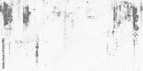 Shabby grunge wall surface. Vintage shape with dry stipple worn grain and soft ink outline. Scattered dust and threshold fading build a rough graphic texture.