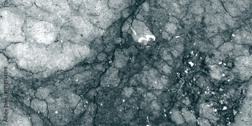 Close-up textured abstract background resembling cracked asphalt or weathered stone with a dark gray and white speckled granular surface and intricate network of fine lines