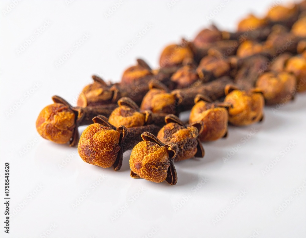 Obraz premium dry cloves on white background 