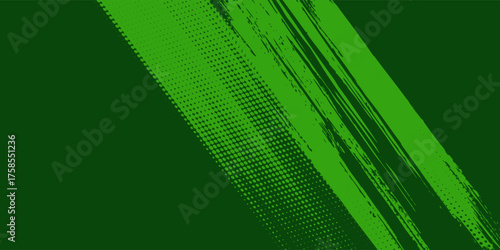 Vector green sporty background template vector with shiny lines and lights. Green background with strong pattern design expert