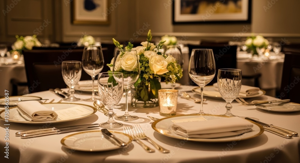 Fototapeta premium table decoration