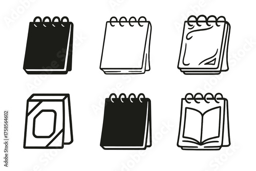 Harmonious Logo Variations. Hand-drawn typography. Set Logo of Design: sketchbook with lettering. harmonious logo variations of the same emblematic concept,